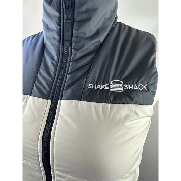 *Flaw The North Face Shake Shack Logo Everyday Insulated Vest Puffer Colorblock - Picture 11 of 16